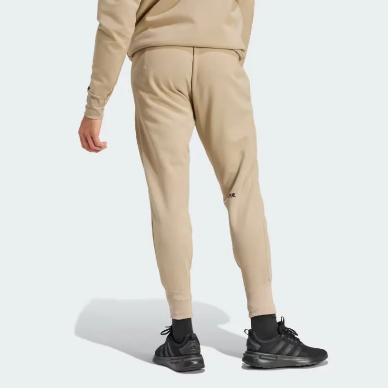 Adidas Z.N.E. Winterized Tracksuit Bottoms Knitted Sports Pants Men's Khaki-2