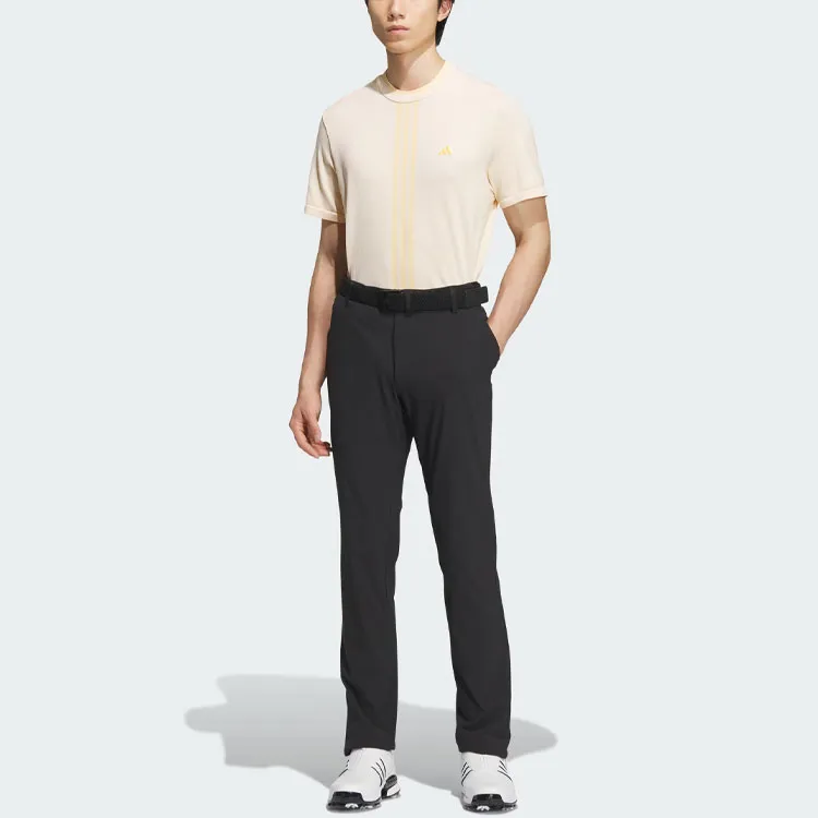 Adidas Primeknit Seamless Mock Shirt T Shirt Men's Apricot Yellow-4
