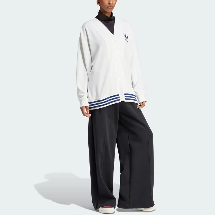 Adidas Originals Cardigan Knitwear Women's Jade White-3