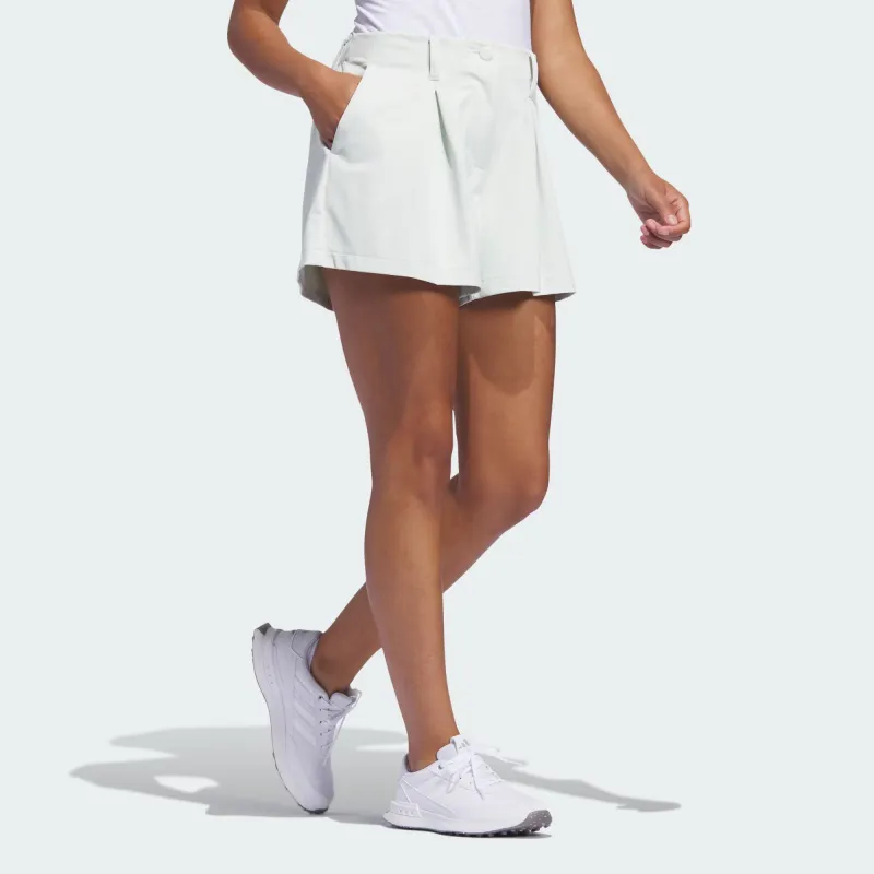 Adidas Go To Pleated Shorts Sports Shorts Women's Light Green-4