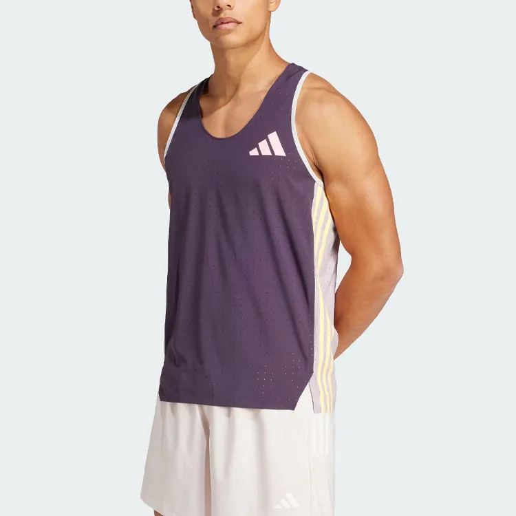 Adidas Tank Tops Men's Black Purple-1