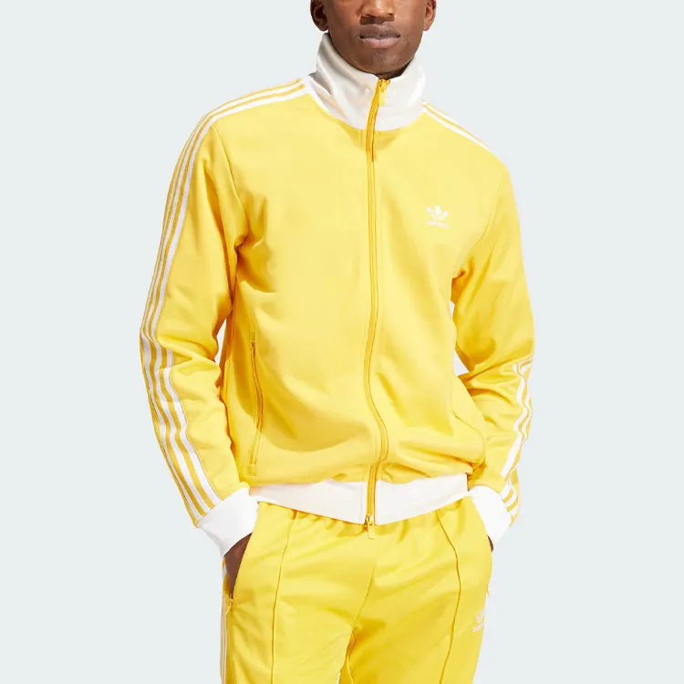 Adidas Originals Adicolor Beckenbauer Track Top Jackets Coats Men's Sunlight Yellow-1