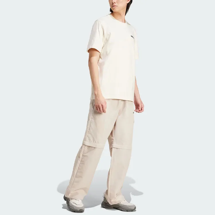 Adidas Originals Zip Off Pants Knitted Sweatpants Men's Earth Umber-4