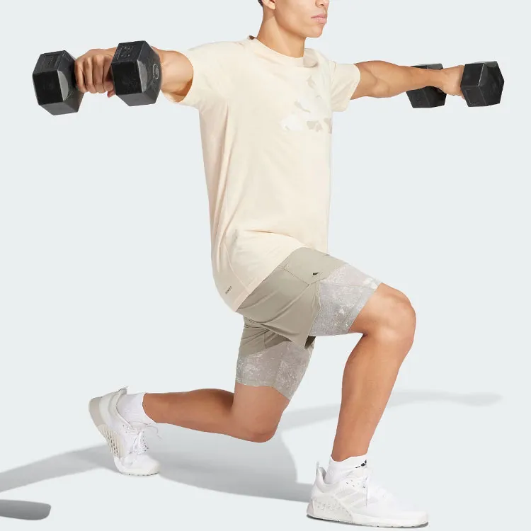 Adidas Train Essentials Seasonal Brand Love Camo Tee-3
