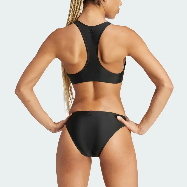 Adidas Big Bars Bikini Top Bikini Women's Black-2