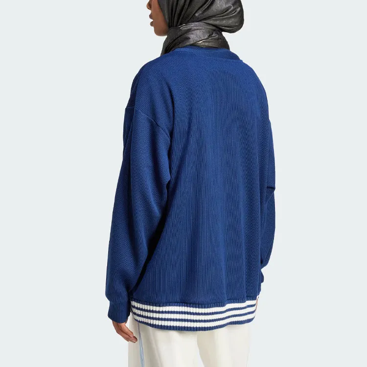 Adidas Originals Cardigan Knitwear Women's Dark Blue-2