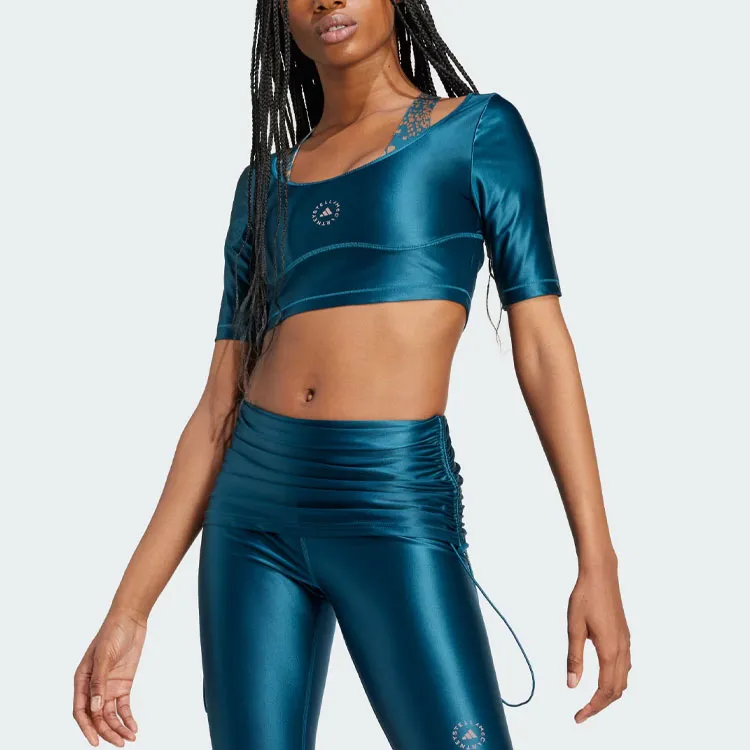 Adidas Free Shipping With AdiClub Adidas By Stella McCartney Crop Top-3