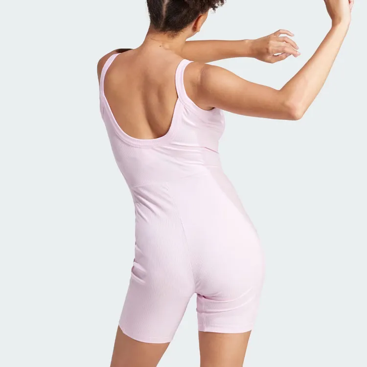 Adidas Lounge Ribbed Bodysuit Bodysuits Women's Pink-3