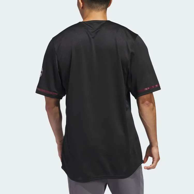 Adidas Mississippi State Baseball Jersey-3
