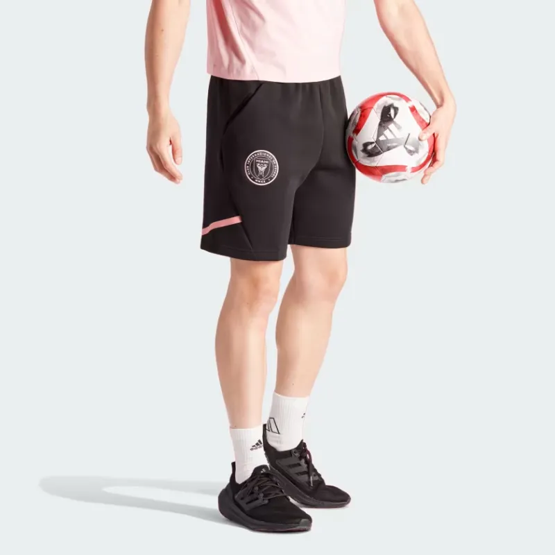 Adidas Inter Miami Cf Designed For Gameday Travel Shorts Soccer Bottoms Men's Black-3