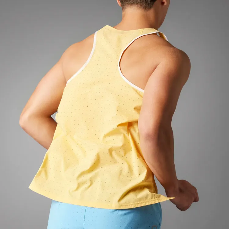 Adidas Tank Tops Men Yellow-2