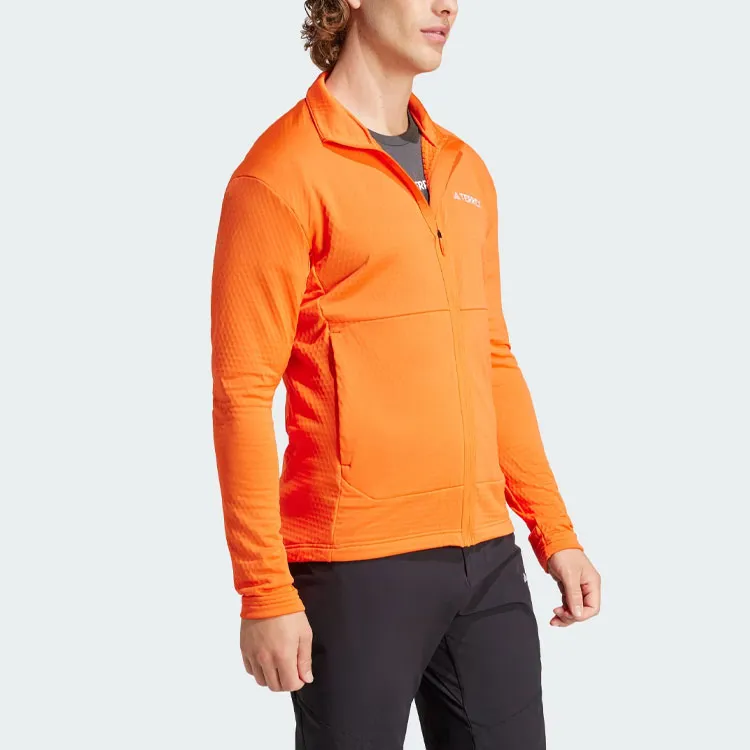 Adidas Terrex Multi Light Fleece Full-Zip Jacket Jackets Coats Men's Orange-2