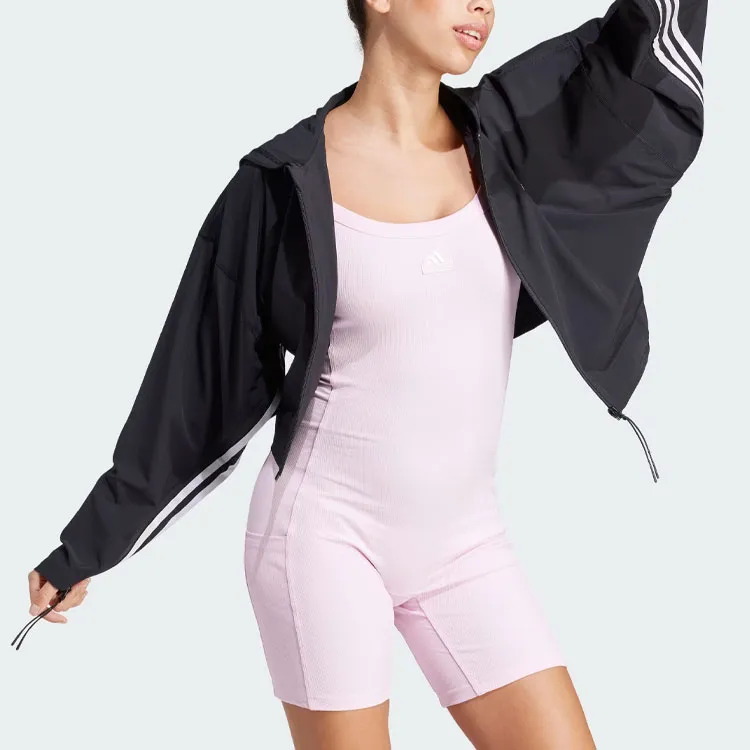 Adidas Lounge Ribbed Bodysuit Bodysuits Women's Pink-1