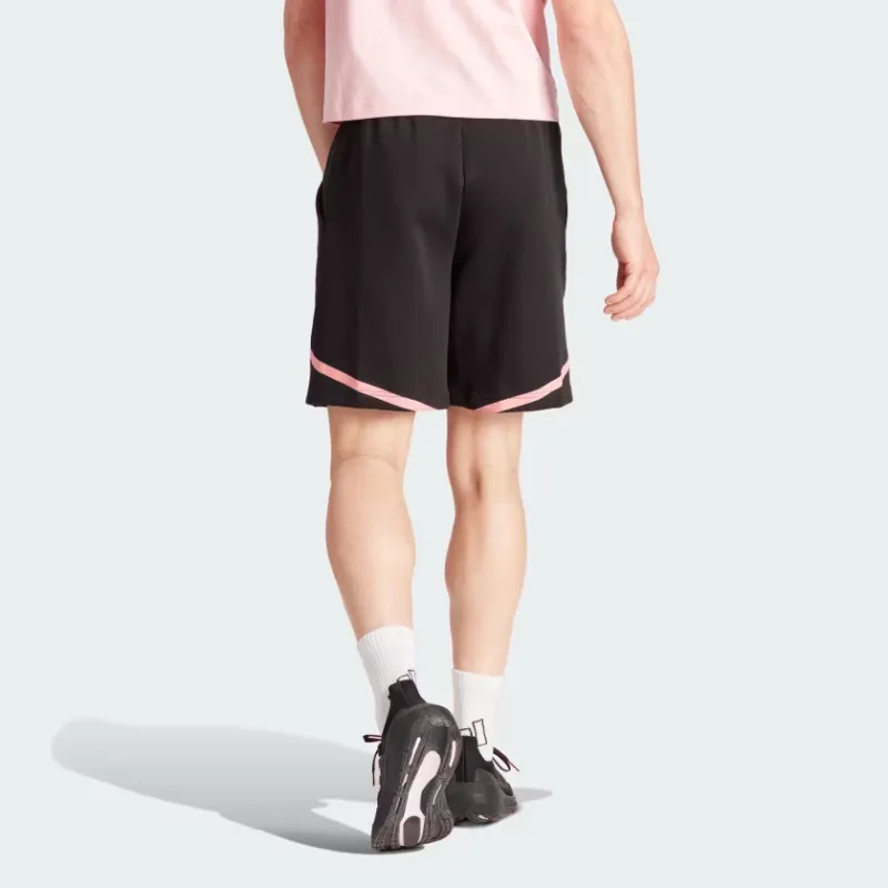 Adidas Inter Miami Cf Designed For Gameday Travel Shorts Soccer Bottoms Men's Black-2