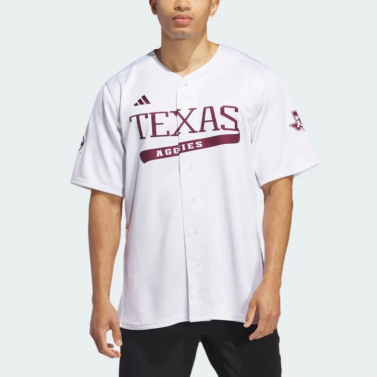 Adidas Texas A&M Baseball Jersey-1