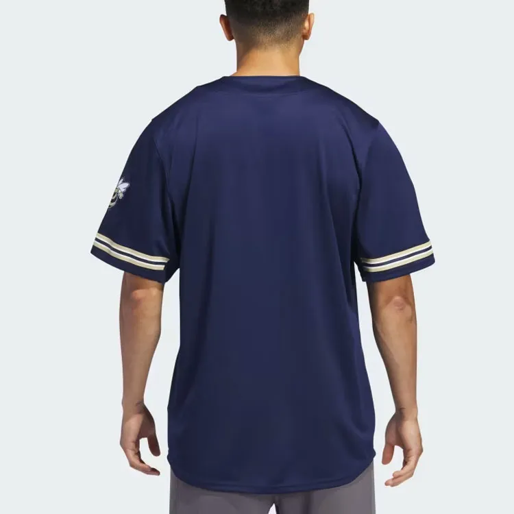 Adidas Georgia Tech Reverse Retro Replica Baseball Jersey-2