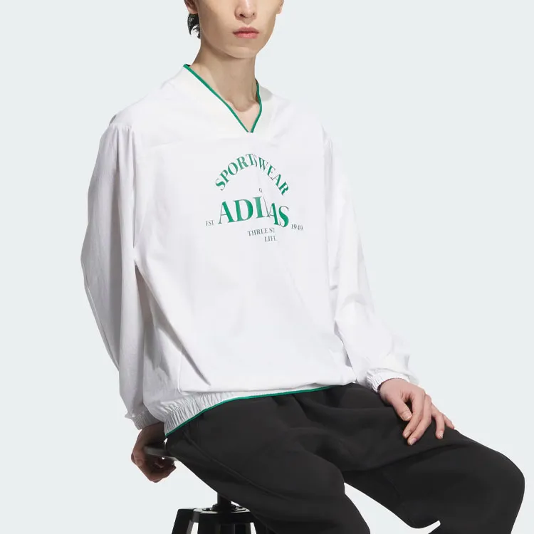 Adidas Verbiage Woven Sweatshirt Men's White-1