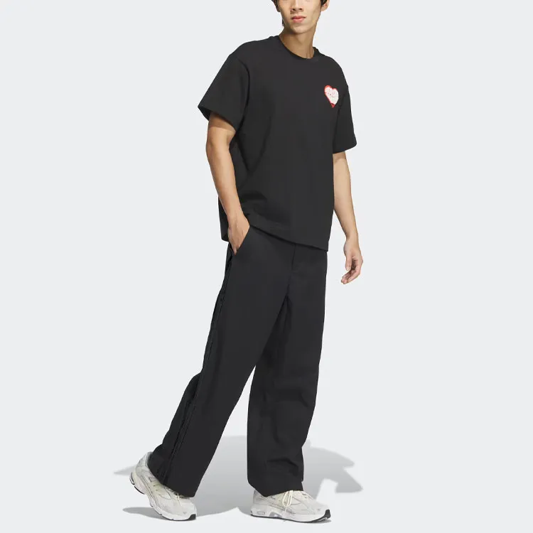 Adidas Originals V DAY PANTS SS24 V Day Pants Knitted Sports Pants Men's Black-3