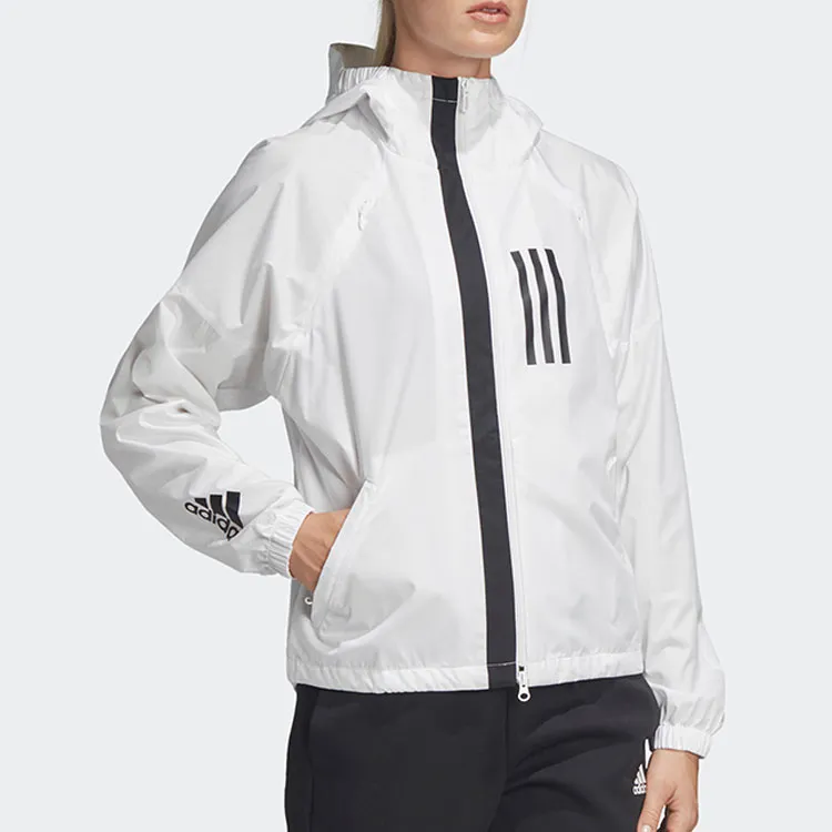Adidas W Wnd Jkt Jackets & Coats Women's White-4