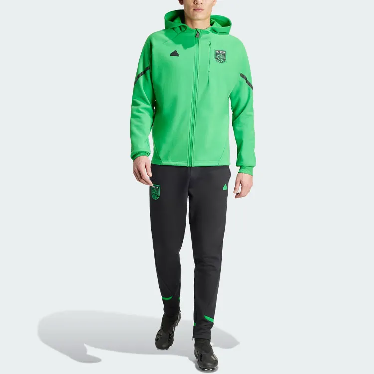 Adidas Austin Fc Designed For Gameday Anthem Jacket Jackets Coats Men's Green-4