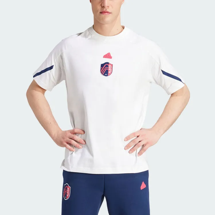 Adidas Free Shipping With AdiClub St. Louis City Sc Designed For Gameday Travel Tee-1