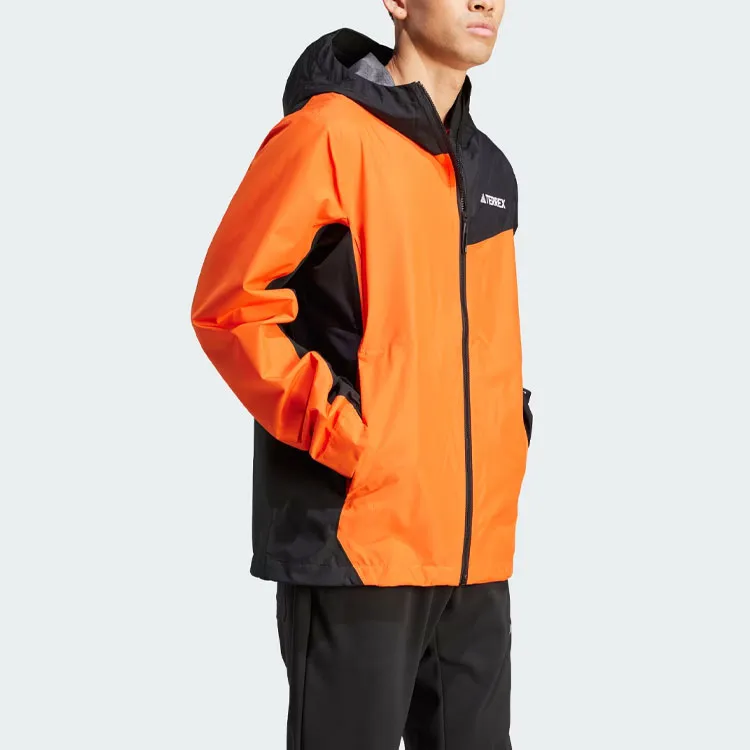 Adidas Terrex Multi 2.5l Rain.Rdy Jacket Jackets Coats Men's Half Impact Orange-2