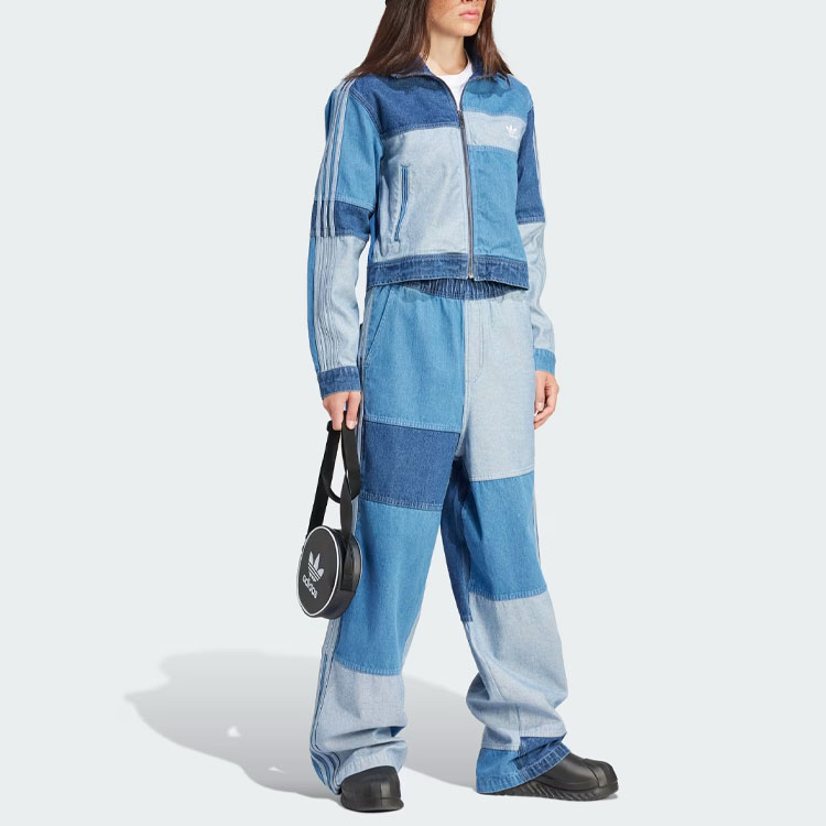 アウターその他 adidas originals Kseniaschnaider Denim Patchwork Track Top ADIDAS Originals KSENIASCHNAIDER Denim Patchwork Track Top