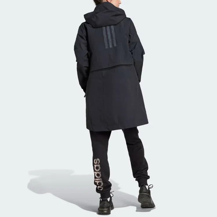 Adidas Myshelter Rain.Rdy Parka Jackets Coats Women's Black-2