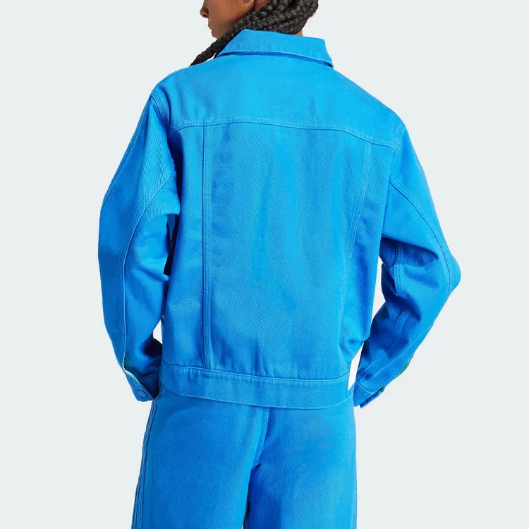 Adidas Originals Kseniaschnaider 3 Stripes Dyed Jacket Jackets & Coats Women's Blue-2