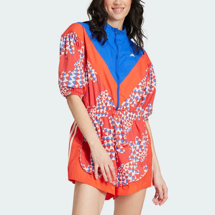 Adidas x FARM RIO Premium Bodysuit Jumpsuit Women's Bright Red-1