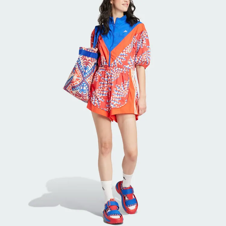 Adidas x FARM RIO Premium Bodysuit Jumpsuit Women's Bright Red-3