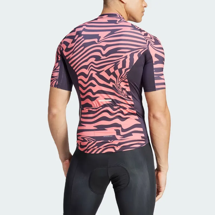 Adidas Essentials 3 Stripes Fast Zebra Cycling Jersey-3