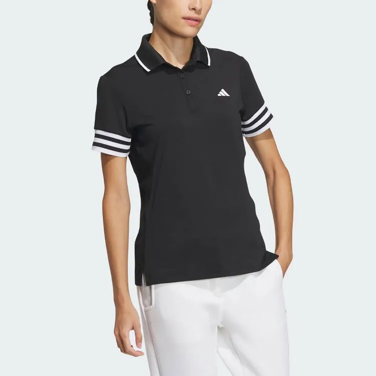 Adidas Aeroready Short Sleeve Polo Shirt Polo Shirt Women's Black-3