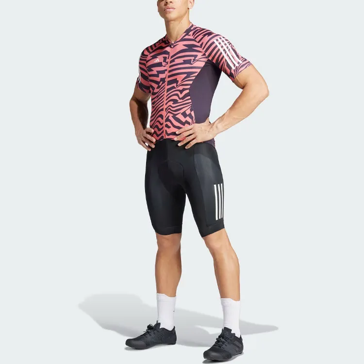 Adidas Essentials 3 Stripes Fast Zebra Cycling Jersey-4
