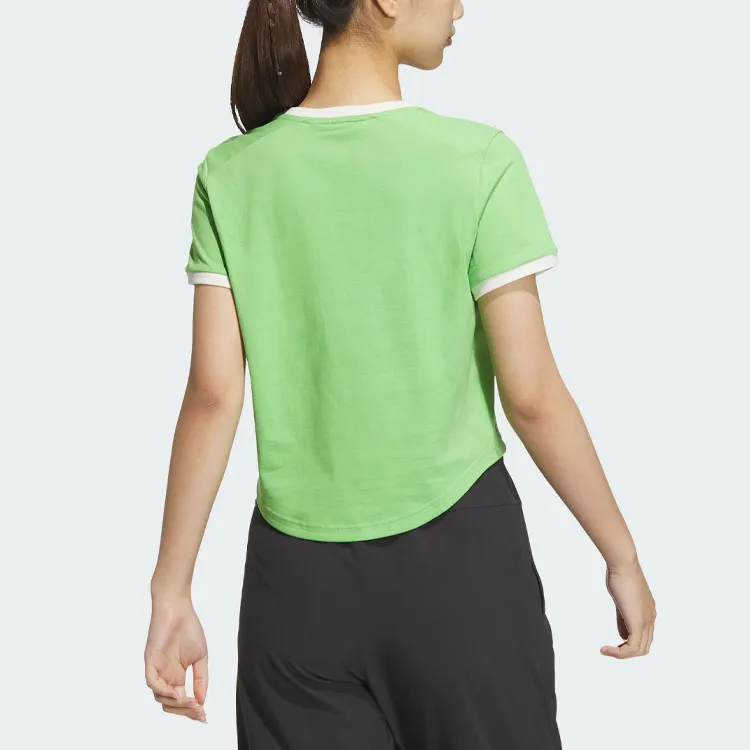 Adidas T Shirt Women's Sour Green-2