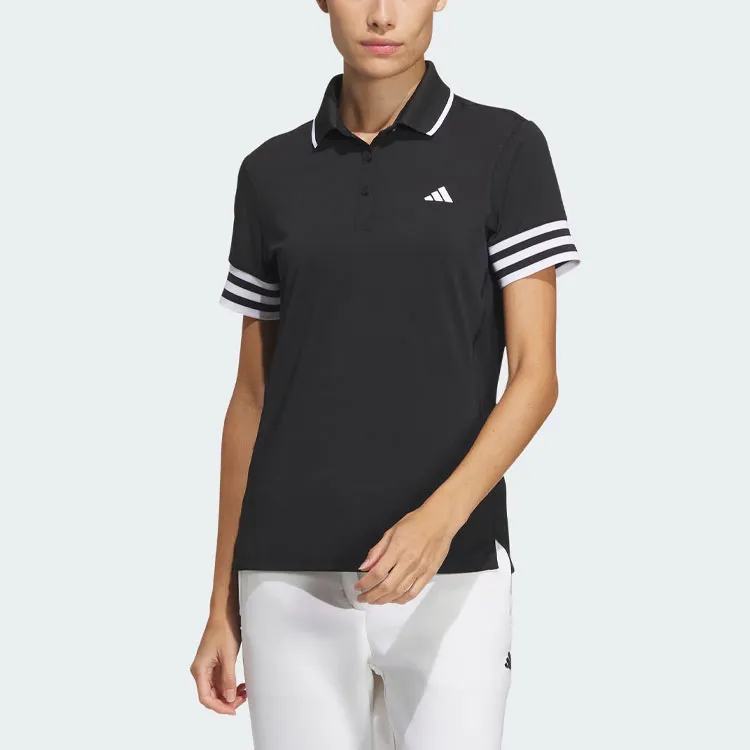 Adidas Aeroready Short Sleeve Polo Shirt Polo Shirt Women's Black-1