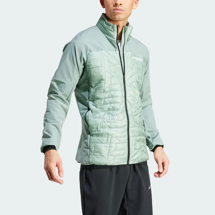 Adidas Terrex Xperior Varilite Hybrid Primaloft Jacket Jackets Coats Men's Silver Green-3