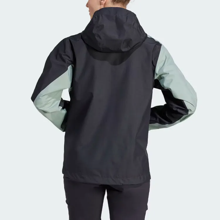 Adidas Terrex Multi 2.5l Rain.Rdy Jacket Jackets Coats Women's Silver Green-2