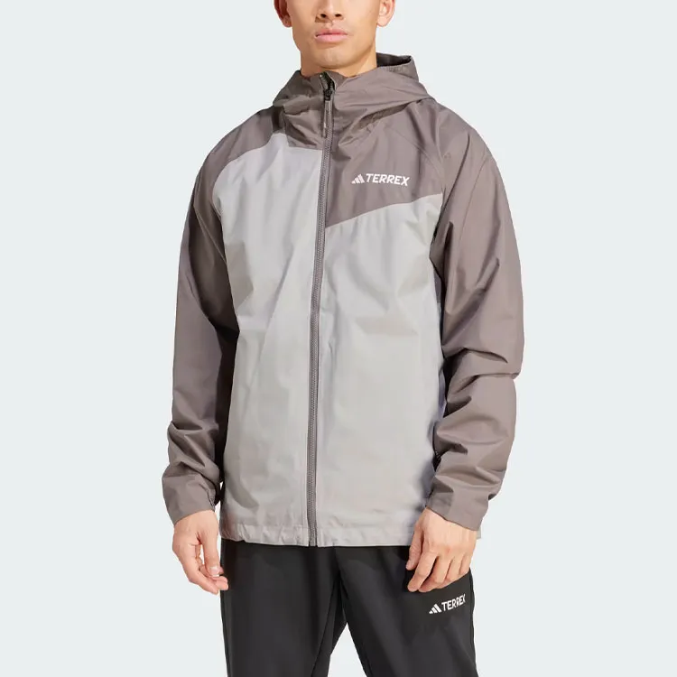 Adidas Terrex Multi 2l Rain.Rdy Jacket Jackets Coats Men's Charcoal Gray-1