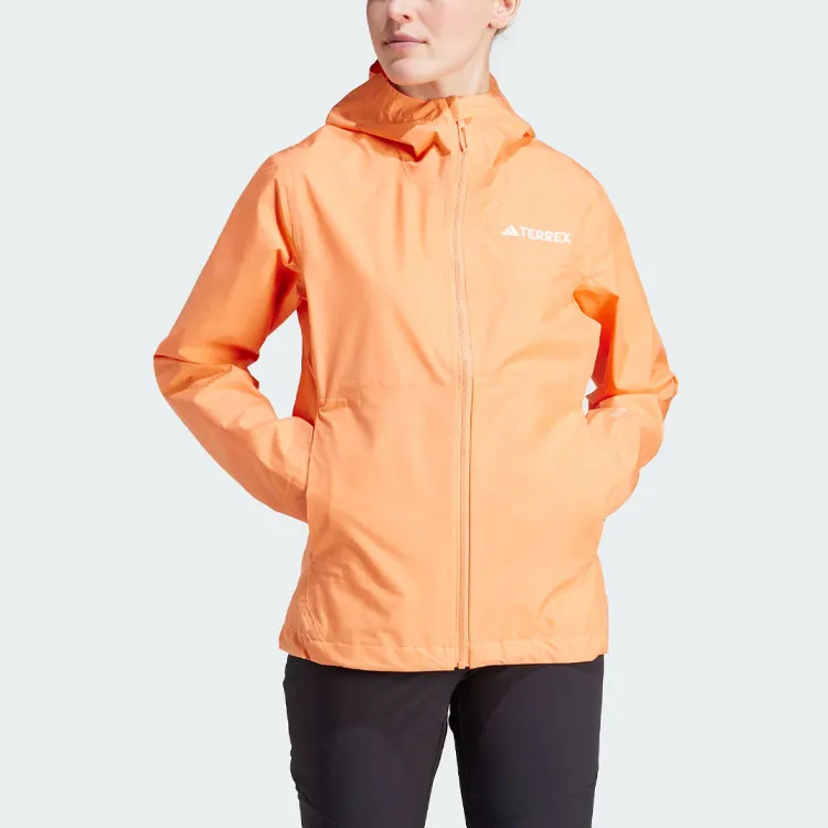 Adidas Terrex Multi 2.5l Rain.Rdy Jacket Jackets Coats Women's Amber-1