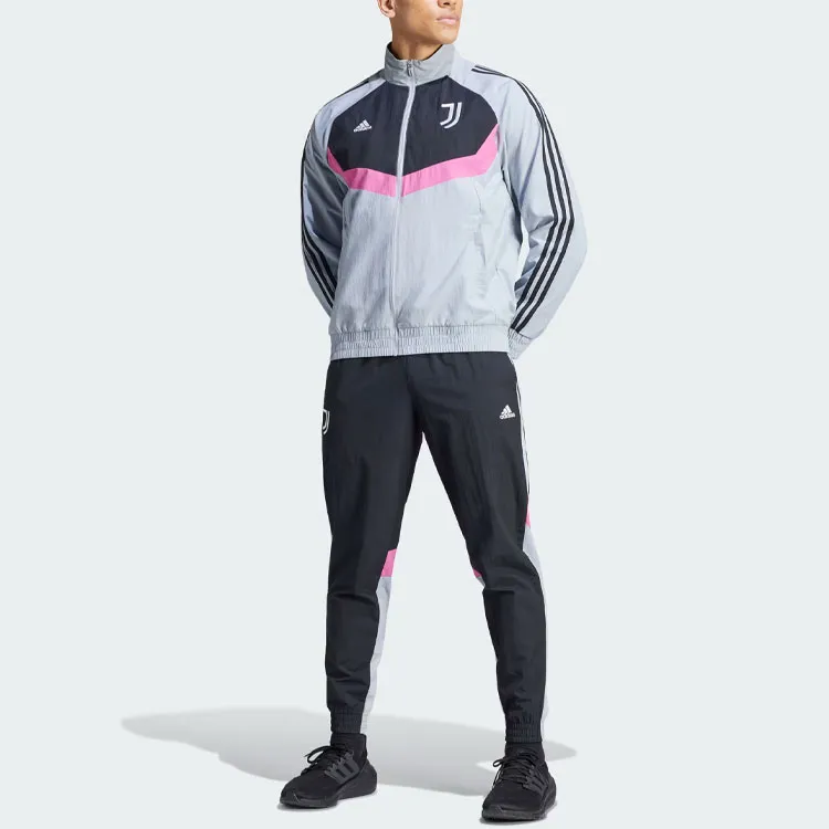 Adidas Juventus Woven Tracksuit Bottoms Woven Sweatpants Men's Black-4