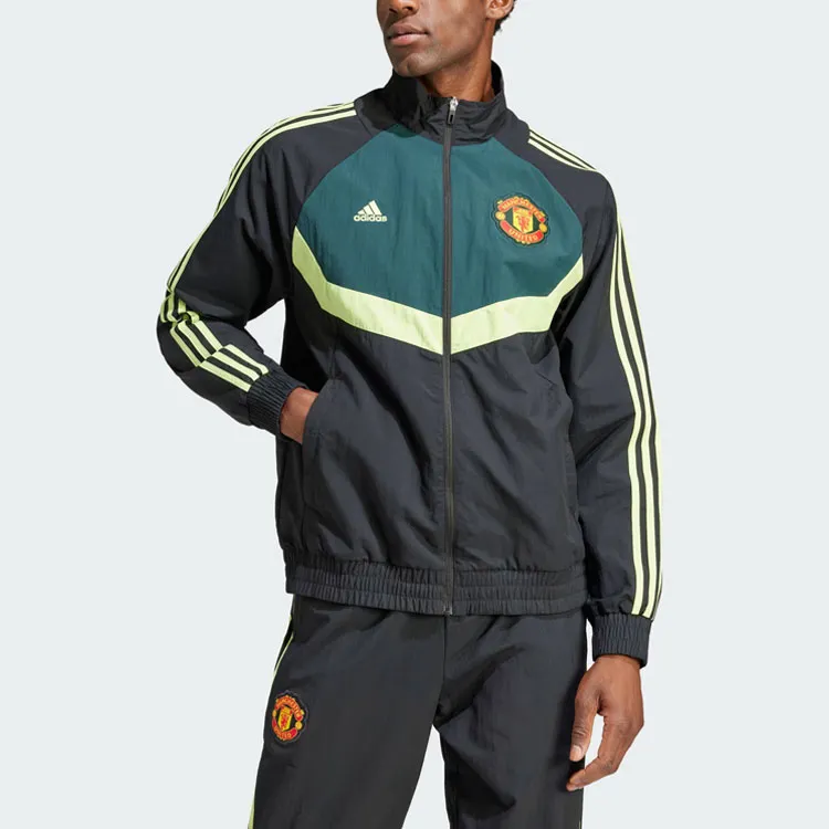 Adidas Manchester United Woven Track Top Jackets Coats Men's Black-1