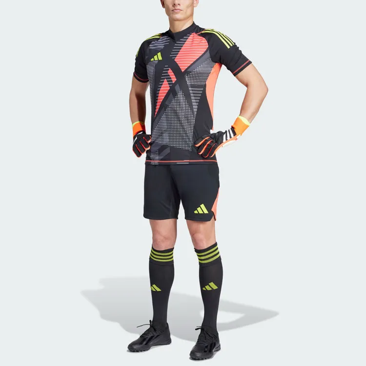 Adidas Tiro 24 Pro Goalkeeper Shorts Soccer Bottoms Men's Black-4