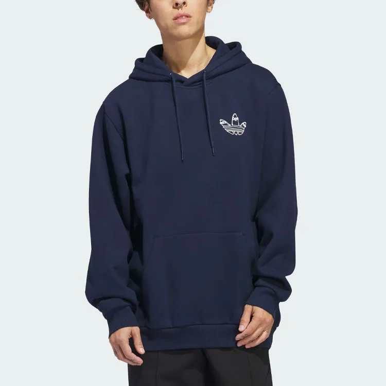 Adidas Originals Henry Jones Graphic Hoodie Sweatshirt Men's Marine Blue-2