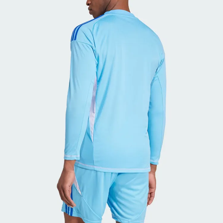 Adidas Tiro 24 Competition Long Sleeve Goalkeeper Jersey Soccer Jersey Men's Half Blue-3