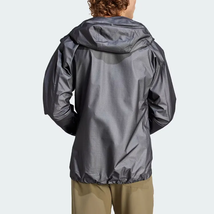Adidas Terrex Techrock Light Gore-Tex Active Jacket Jackets Coats Men's Carbon Black-2