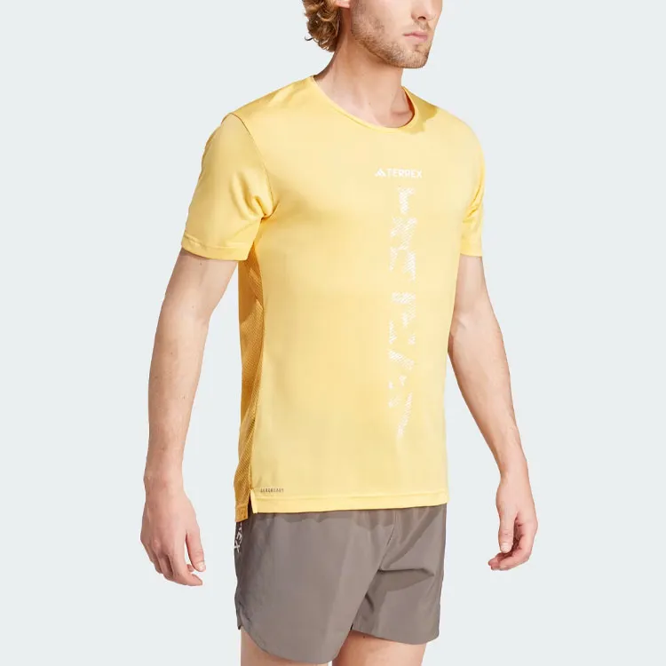 Adidas T Shirts Men Yellow-3