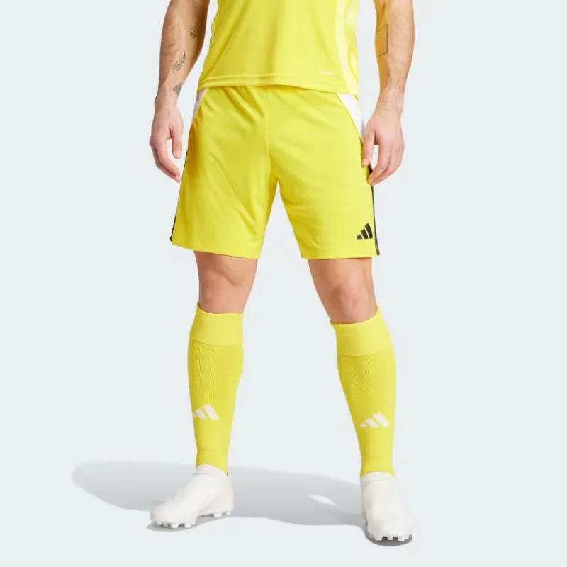 Adidas Tiro 24 Shorts Soccer Bottoms Men's Yellow-1