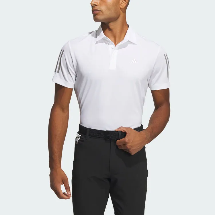 Adidas AEROREADY 3 Stripes Polo Shirt Polo Shirt Men's White-1