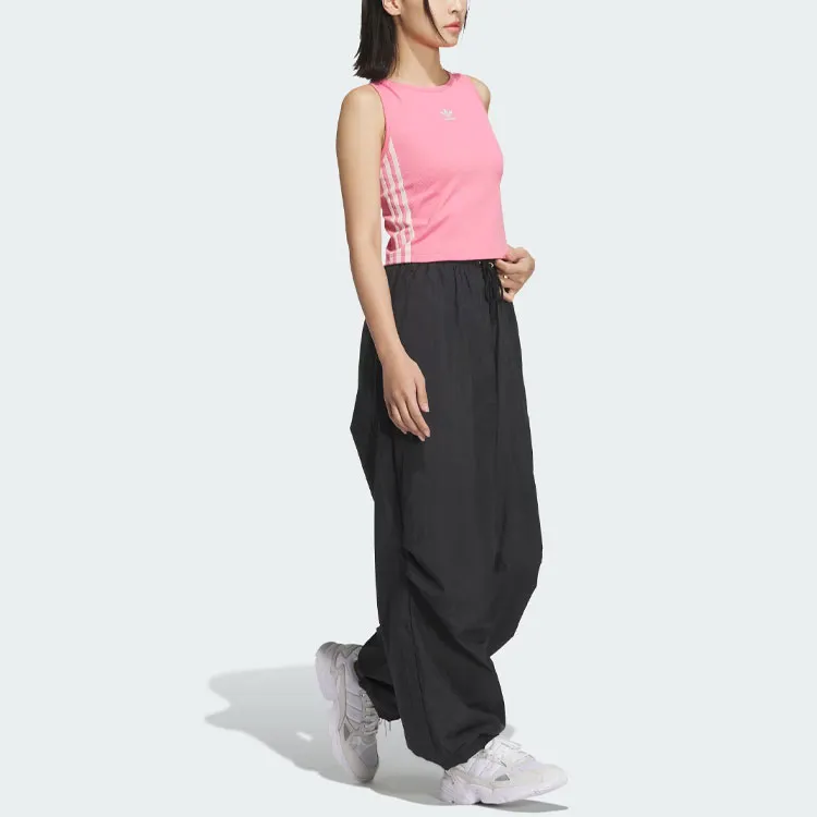 Adidas Originals 3 Stripes Tank Tops Women's Light Rose Red-3